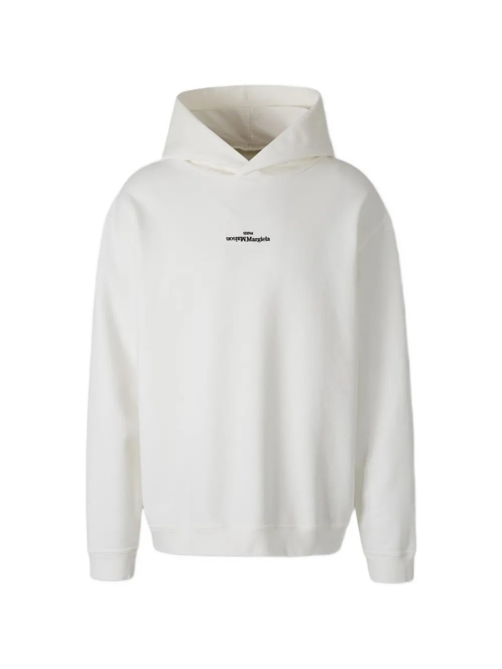 Maison Margiela hoodie con logo bordado - Blanco - imagen 1