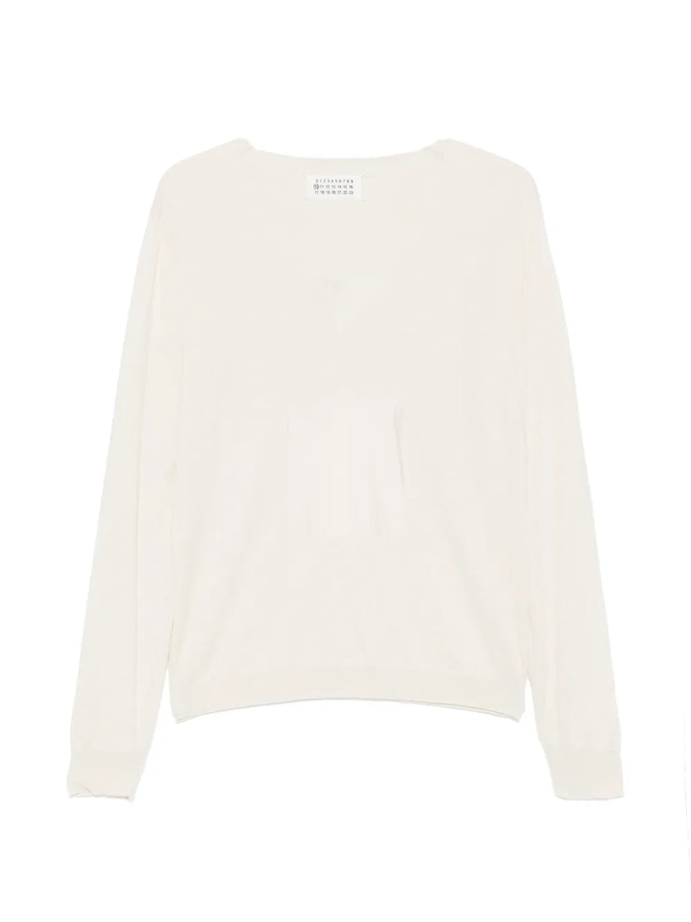 Maison Margiela suéter con cuello en V - Neutro - imagen 1