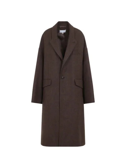 Maison Margiela abrigo con motivo de cuadros - imagen 1