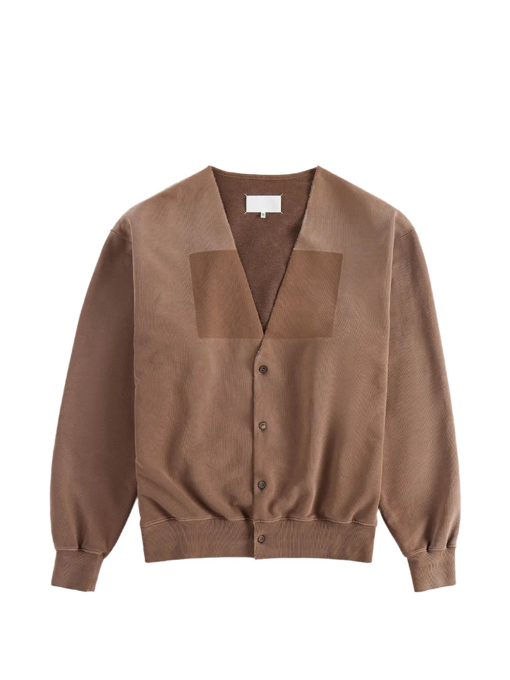 Maison Margiela cárdigan con cuello en V - Marrón - imagen 1