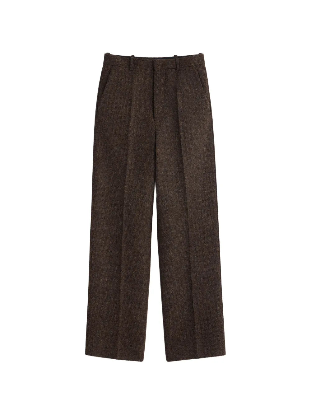 Maison Margiela pantalones con estampado de espiga - Marrón - imagen 1
