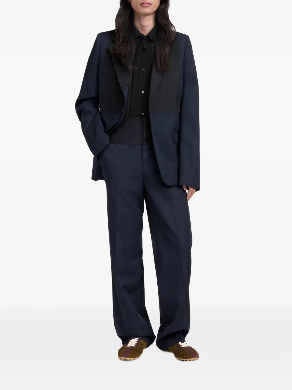 Maison Margiela pantalones de lana - Azul - imagen 2