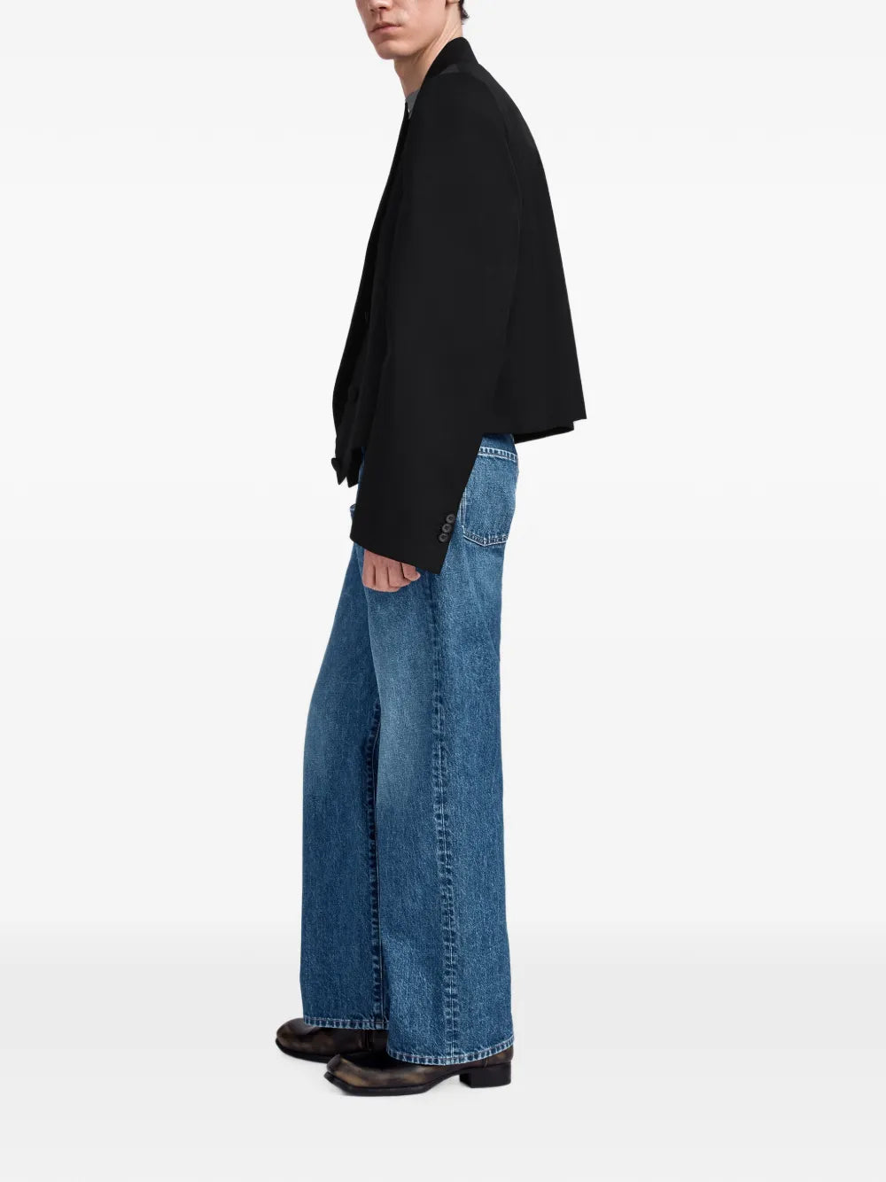 Maison Margiela blazer de esmoquin - Negro - imagen 3