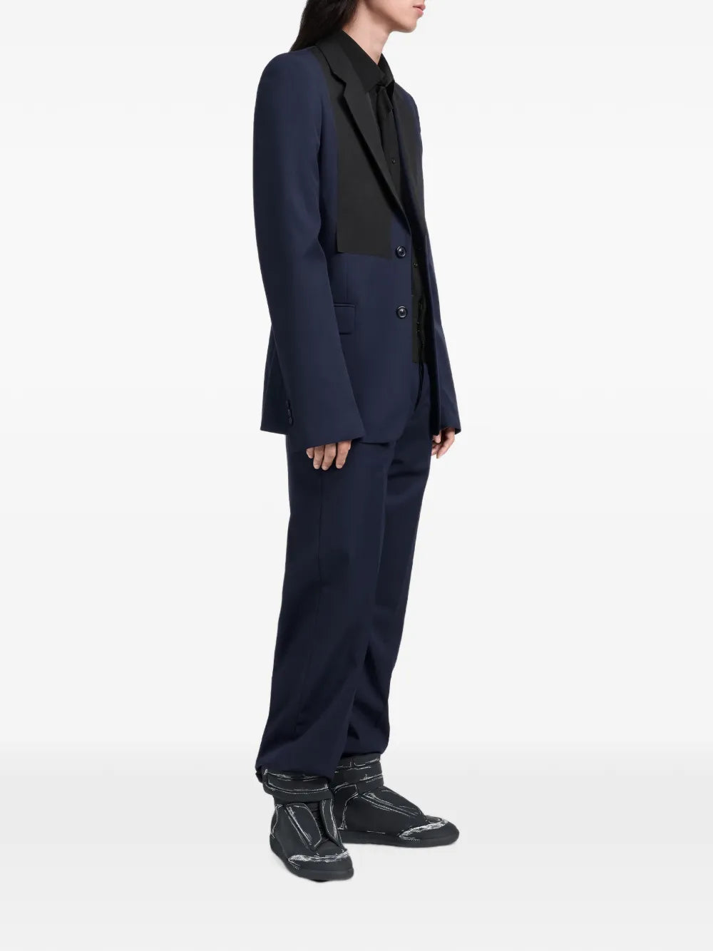 Maison Margiela chamarra con botones - Azul - imagen 3