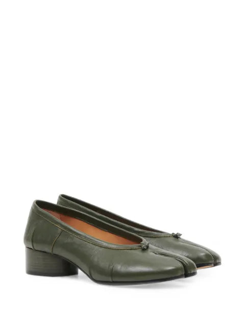 Maison Margiela zapatillas Tabi H30 estilo bailarina - Verde - vista 2