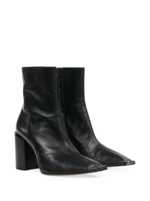 Maison Margiela botines con puntera cuadrada - Negro - vista 2