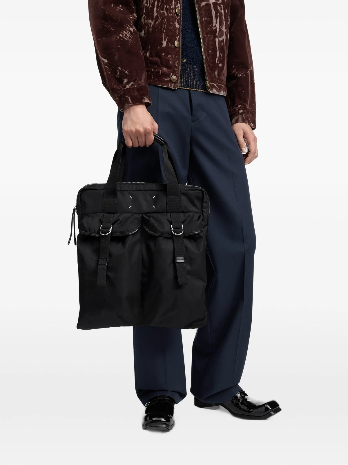 Maison Margiela bolsa para ordenador de alta tecnología - Negro - imagen 2