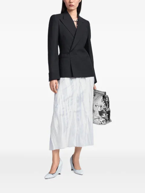 Maison Margiela blazer con cinturón cruzado - imagen 2