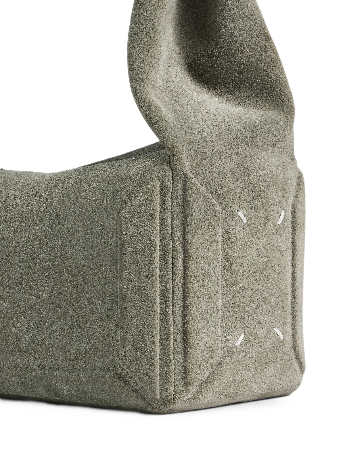 Maison Margiela tote Box East West pequeña de gamuza - Verde - imagen 4