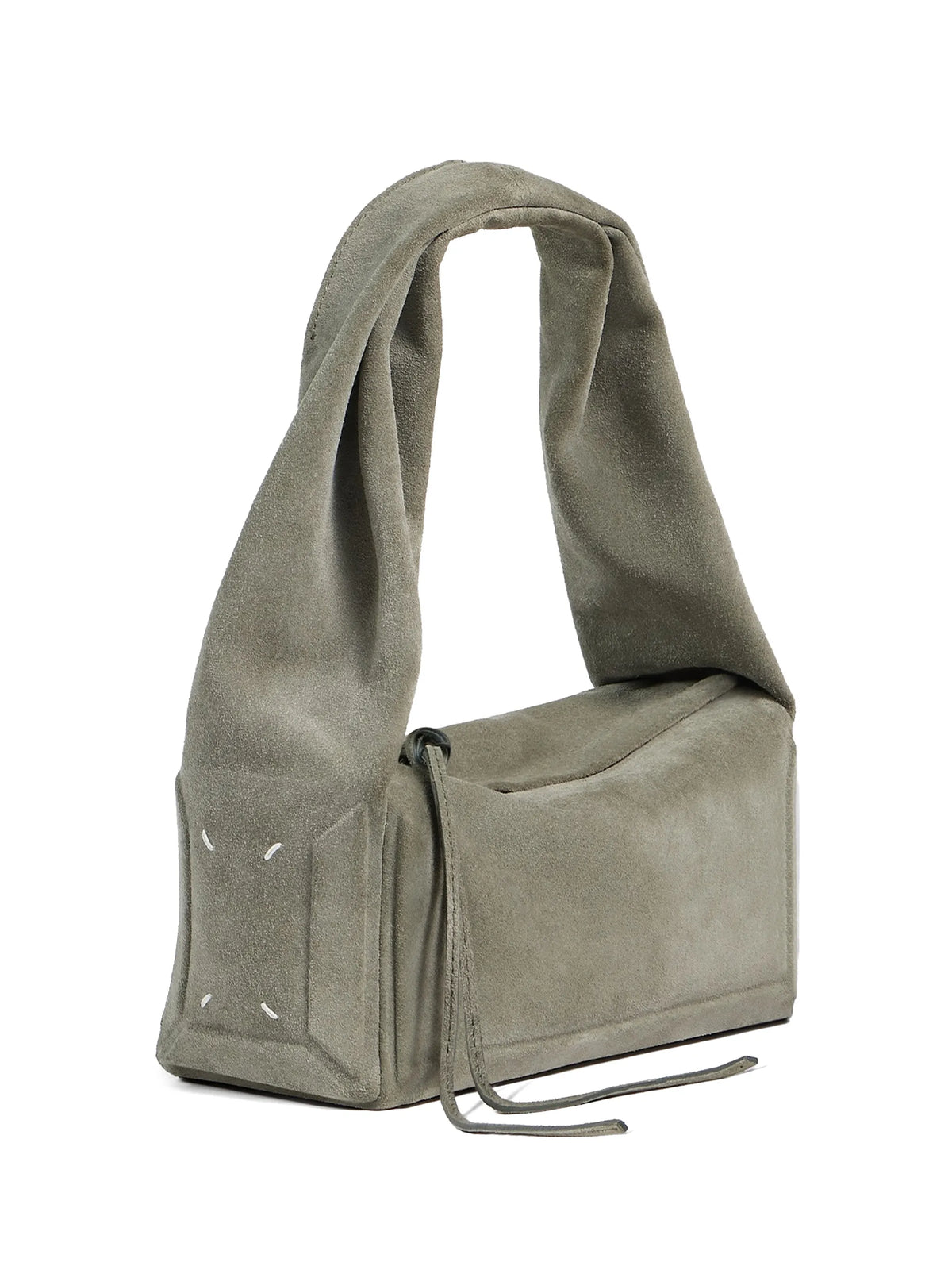 Maison Margiela tote Box East West pequeña de gamuza - Verde - imagen 3