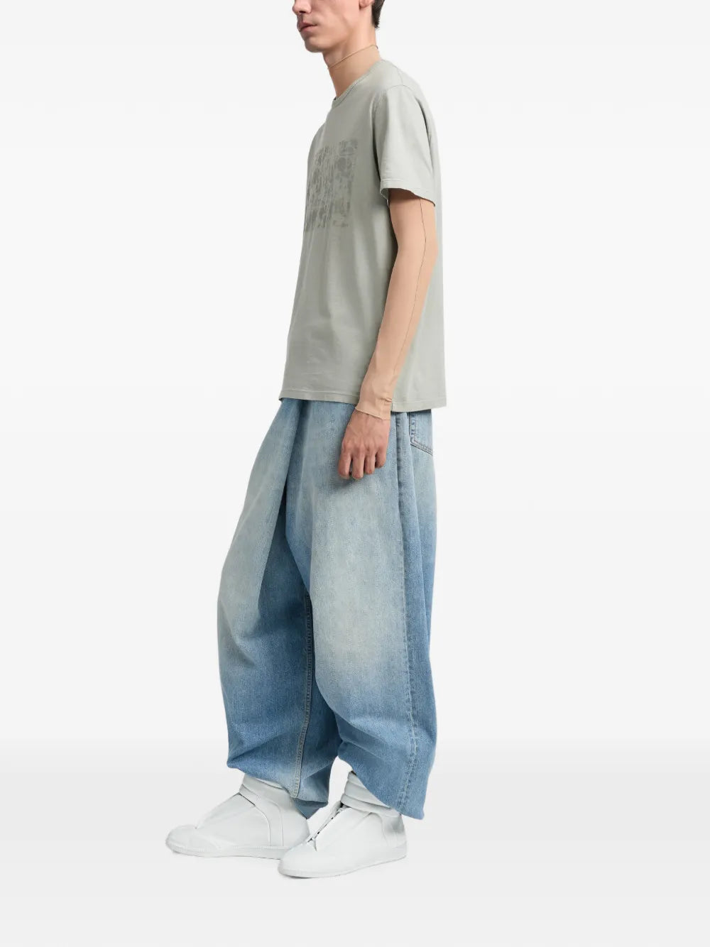 Maison Margiela playera encerada - Verde - imagen 3