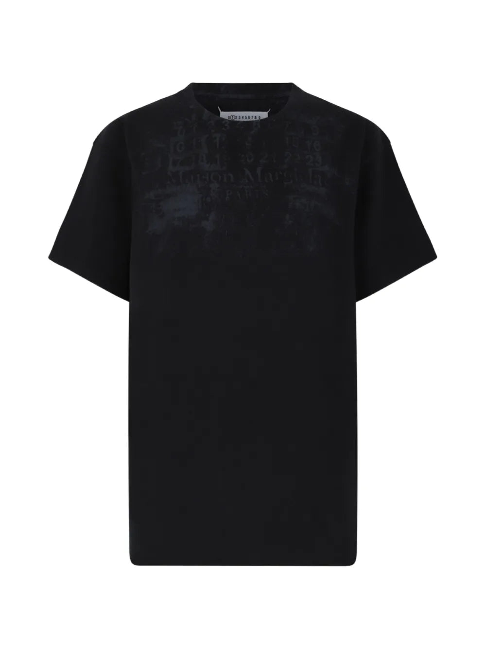 Maison Margiela playera manga corta con logo estampado - Negro - imagen 1