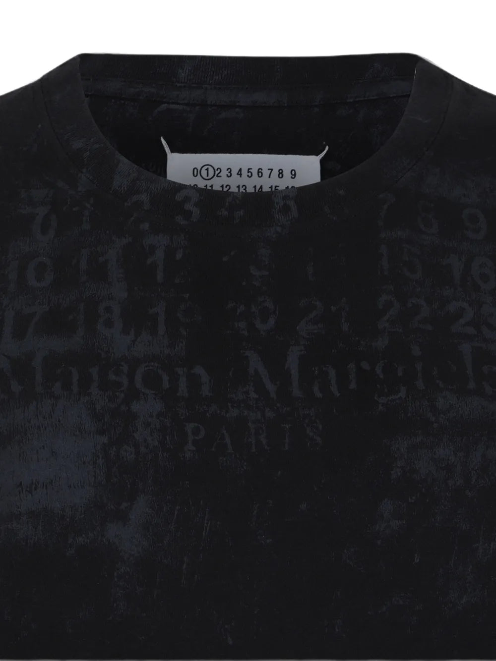 Maison Margiela playera manga corta con logo estampado - Negro - imagen 3