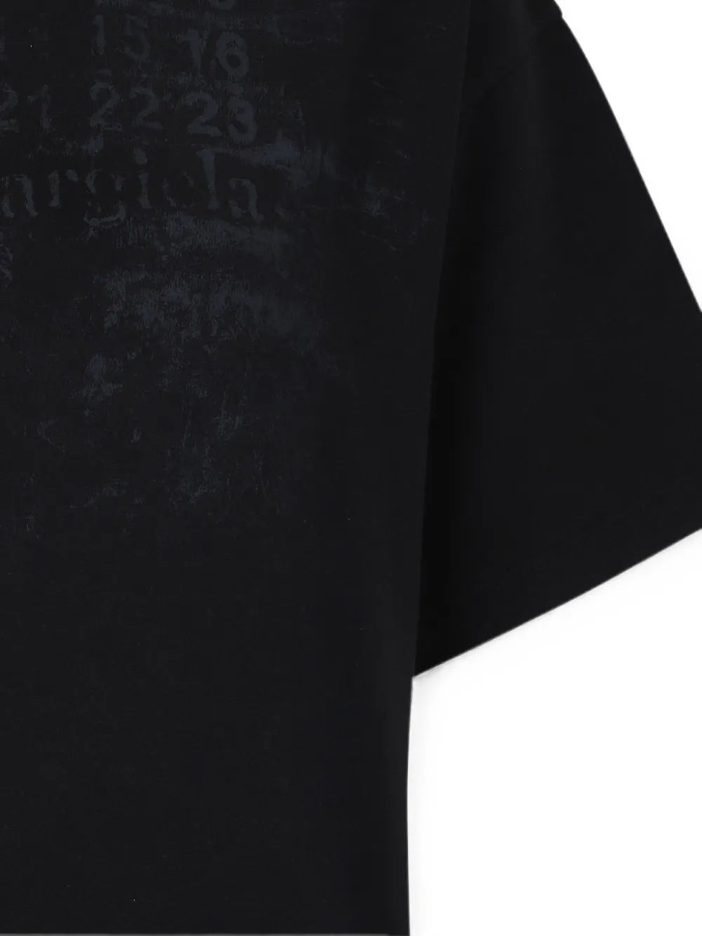 Maison Margiela playera manga corta con logo estampado - Negro - imagen 4