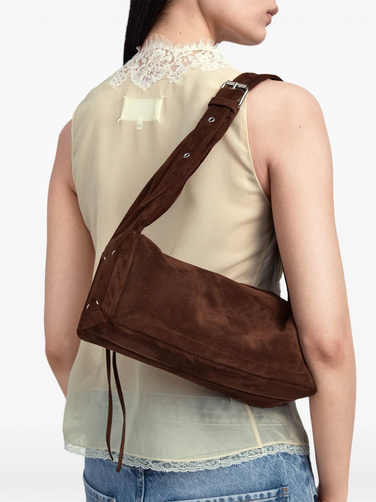 Maison Margiela bolsa Box mediana - Marrón - imagen 2