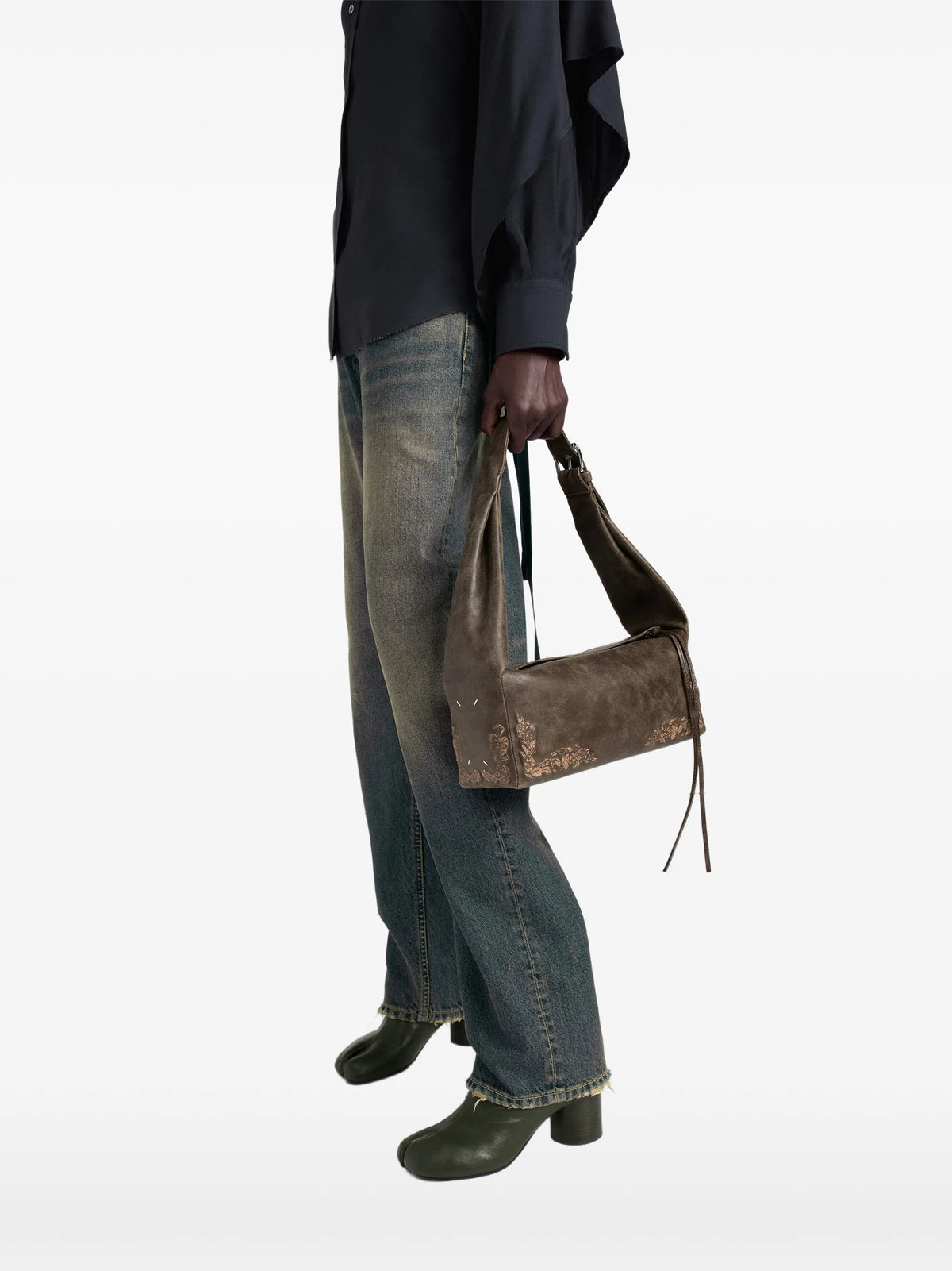 Maison Margiela bolsa Box mediana - Marrón - imagen 2