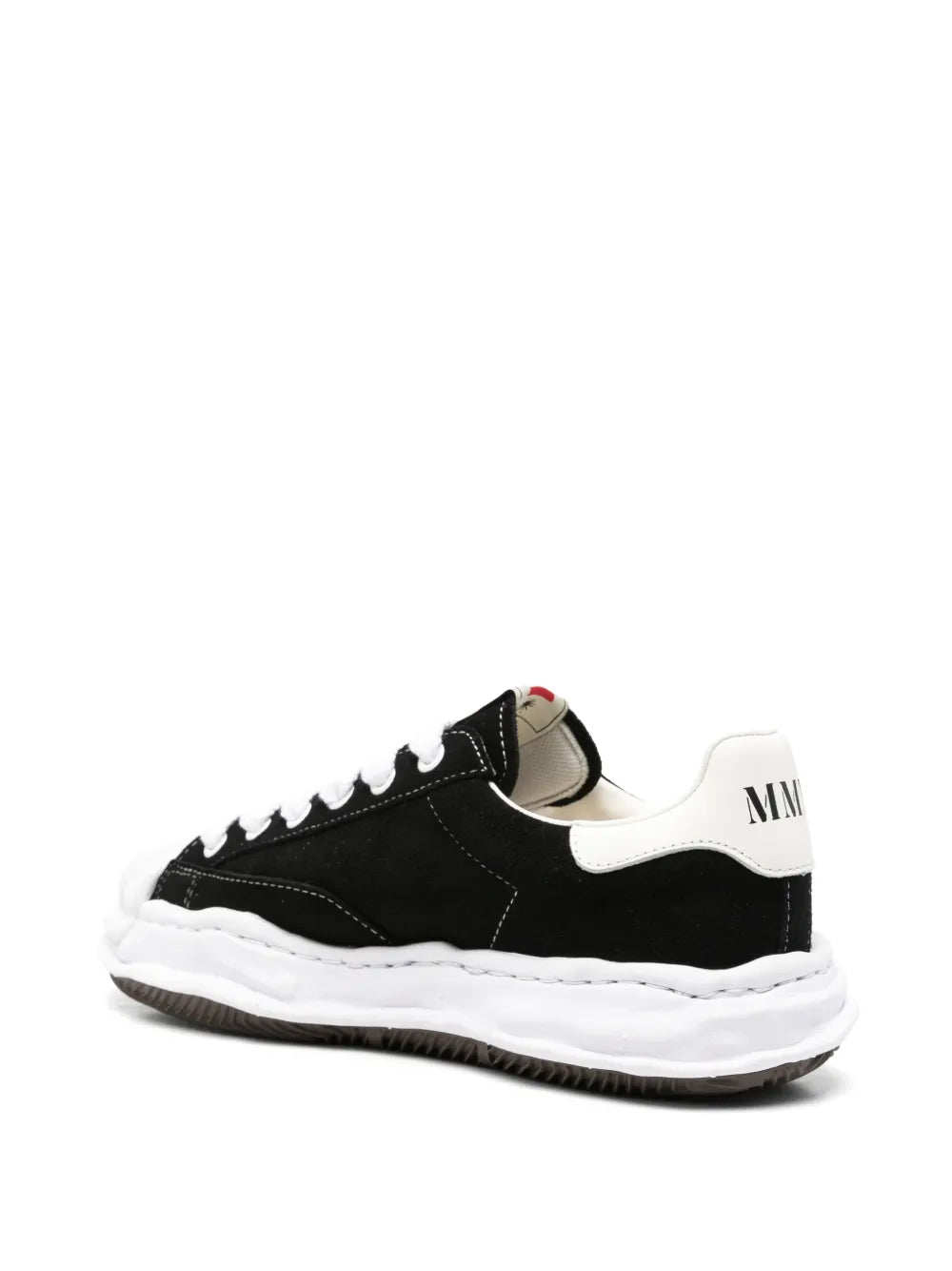 Maison MIHARA YASUHIRO tenis Blakey con suela deformada - negro
