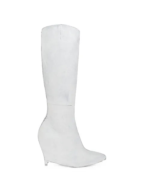 Maison Margiela botas altas con cuña - Blanco - vista 1