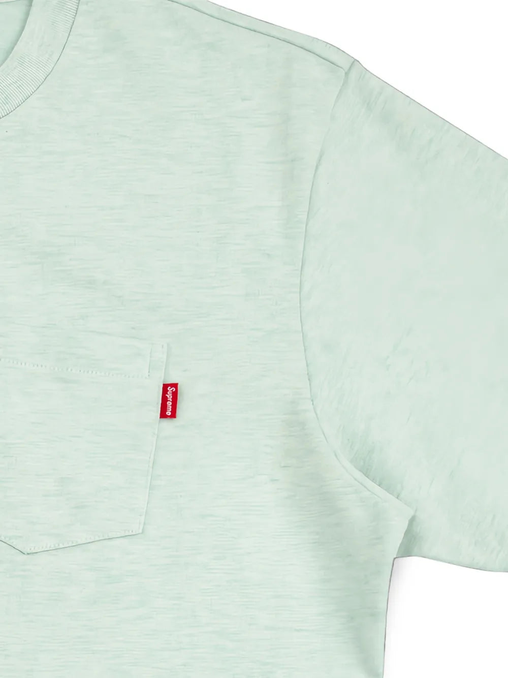 Supreme playera con etiqueta del logo en el bolsillo - Verde - imagen 2