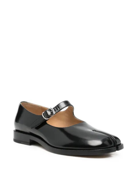 Maison Margiela zapatos Tabi Mary-Janes con cierre de hebilla y tacón - Negro - vista 2