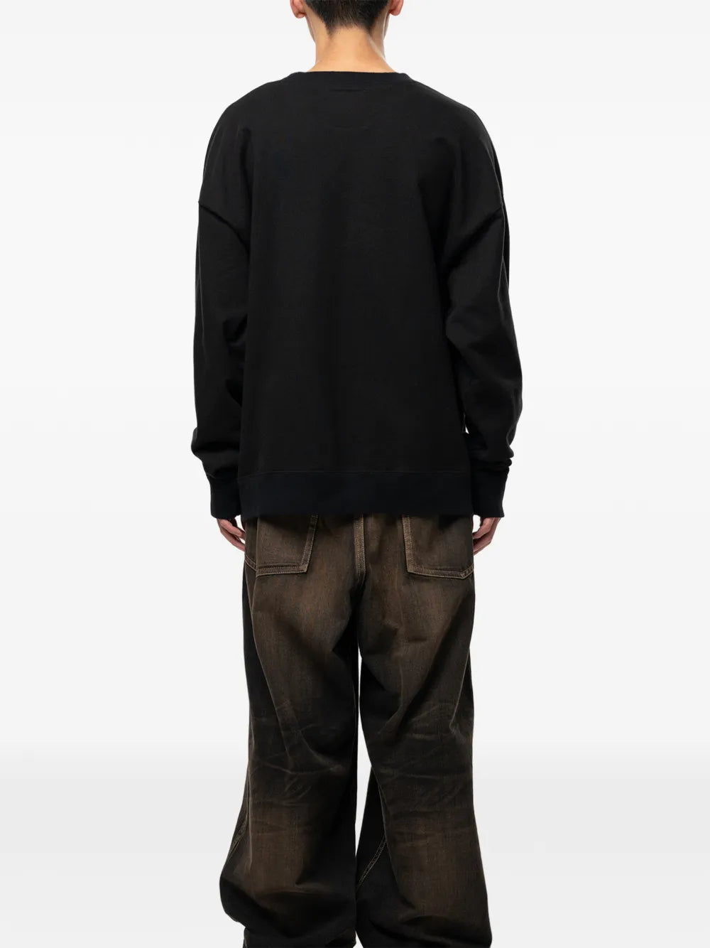 Maison MIHARA YASUHIRO sudadera con gato estampado - negro