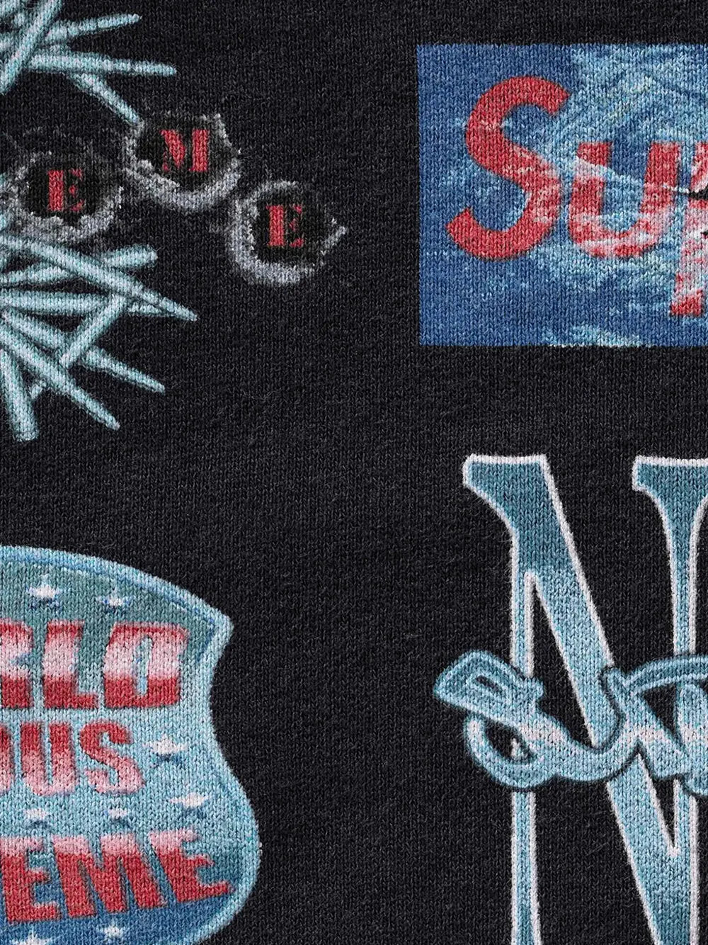 Supreme sudadera Flash con capucha - Negro - imagen 2