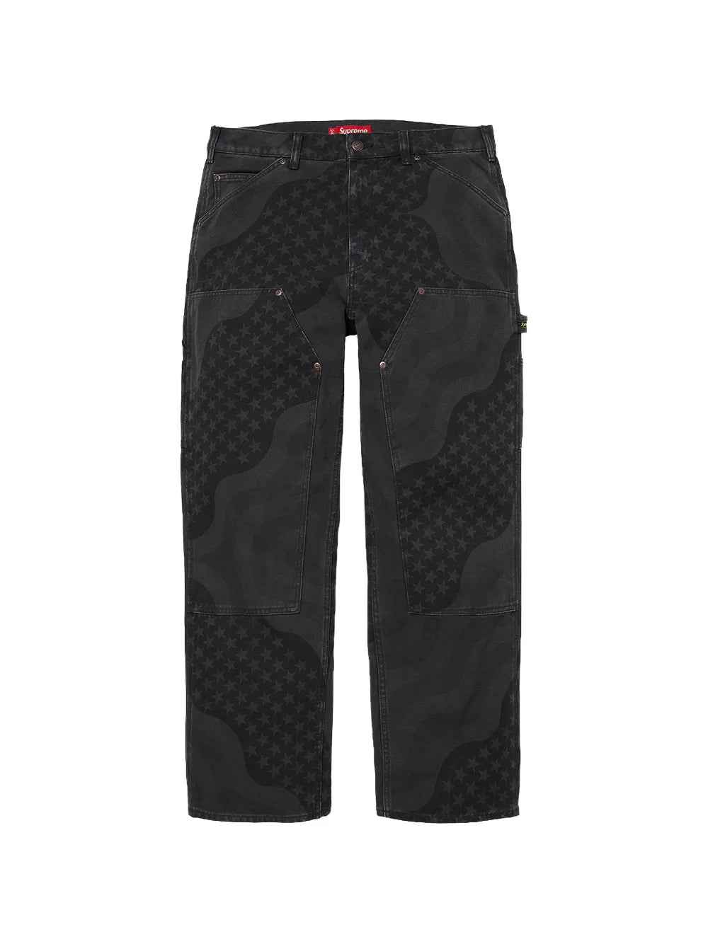 Supreme vaqueros Flag Double Knee - Negro - imagen 1