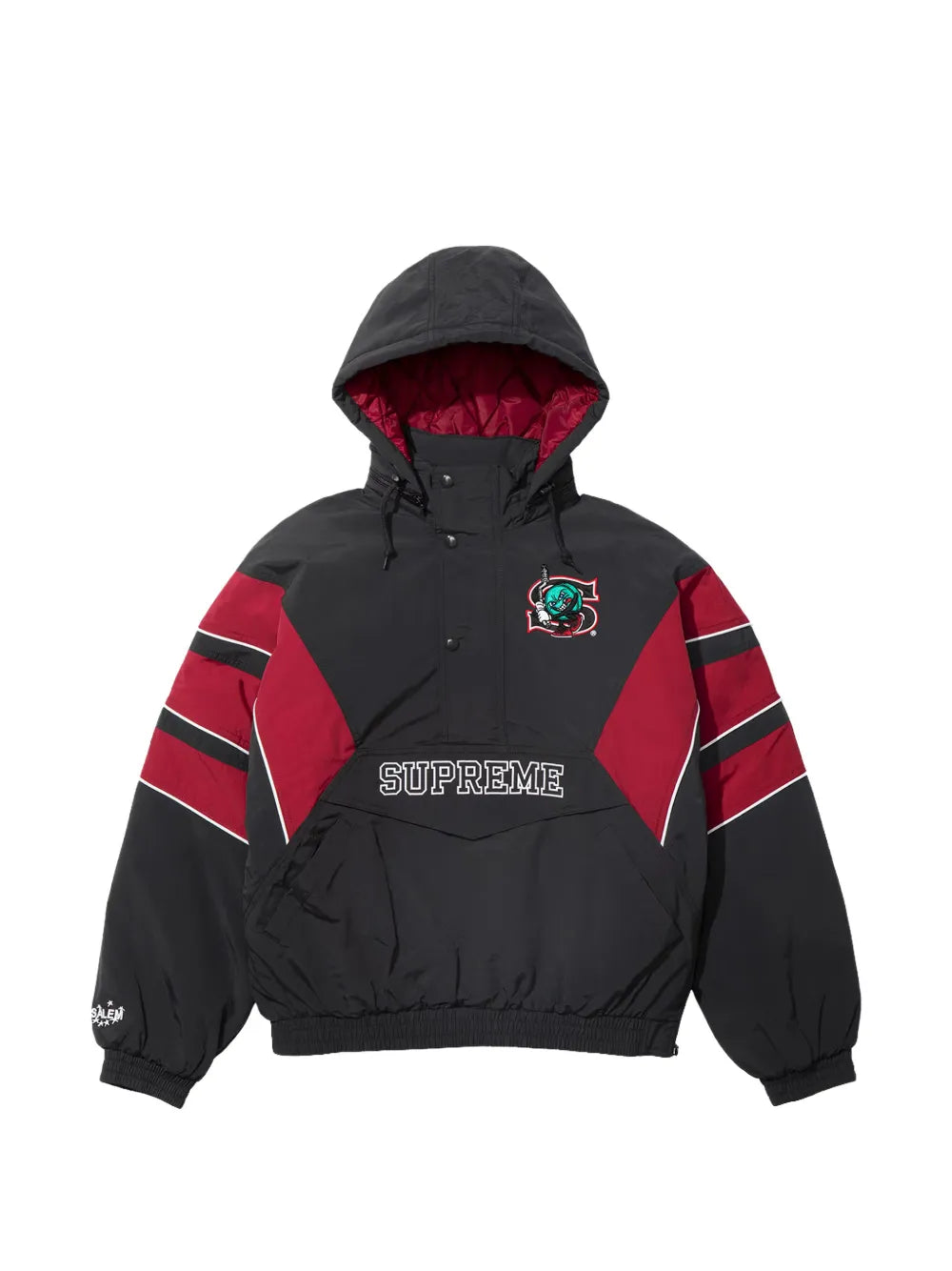 Supreme chaqueta Salem con media cremallera - Negro - imagen 1