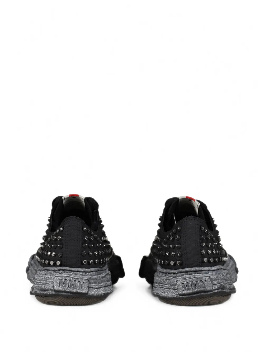 Maison MIHARA YASUHIRO tenis Peterson 23 con apliques - negro