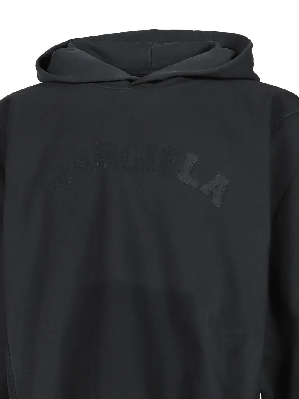 Maison Margiela hoodie con parche del logo - Negro - imagen 4