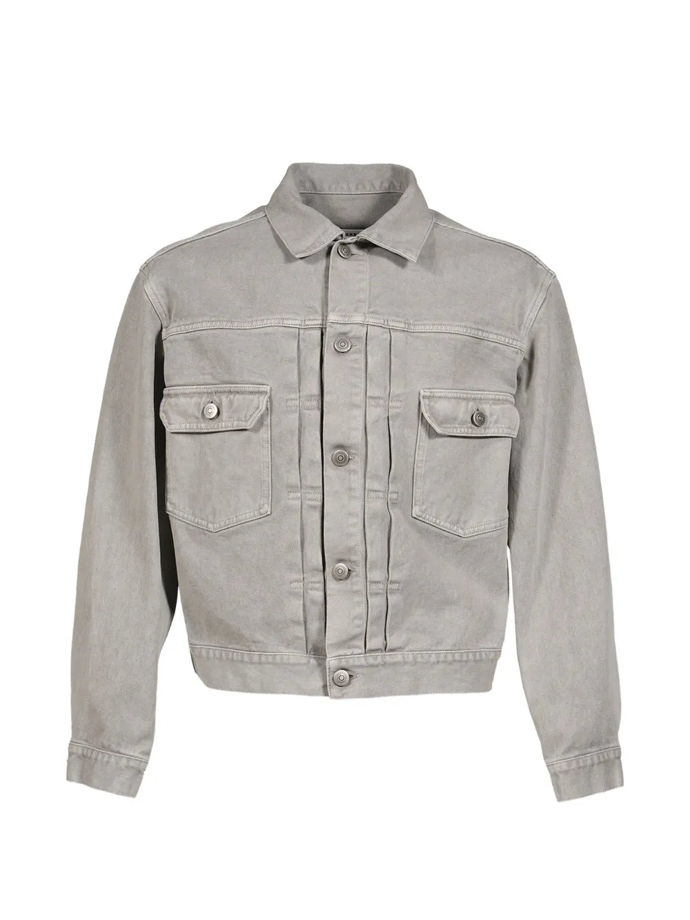 Maison Margiela chamarra de mezclilla con cuatro costuras - Gris - imagen 1