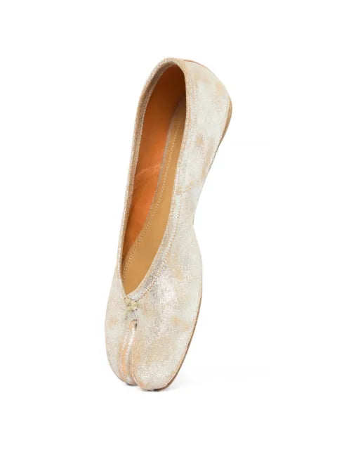 Maison Margiela bailarinas Tabi New - Plateado - vista 2