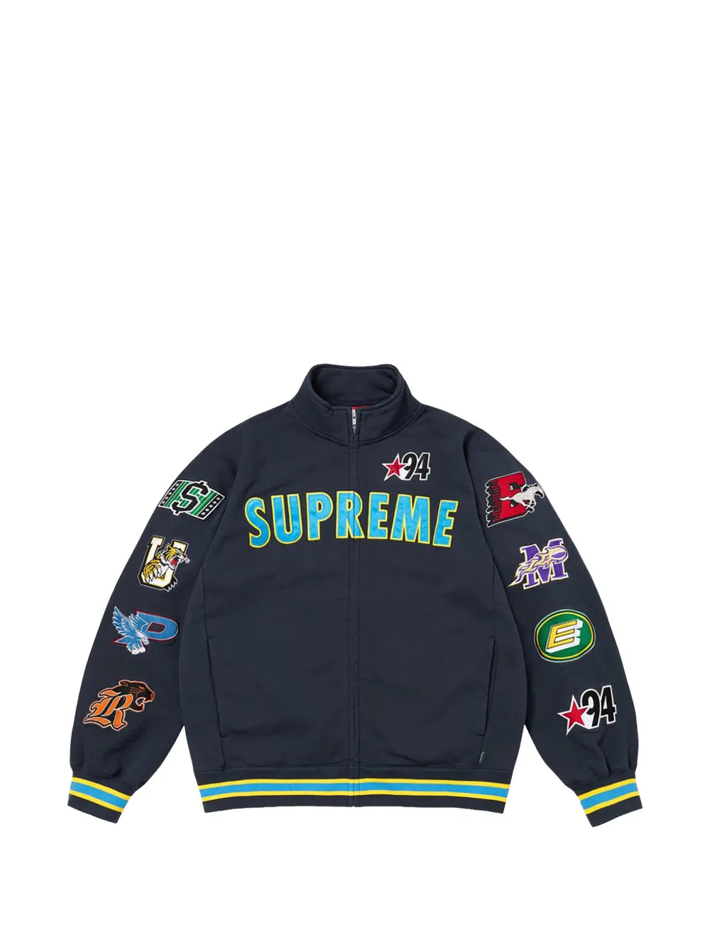 Supreme sudadera con parche del logo - Azul - imagen 1