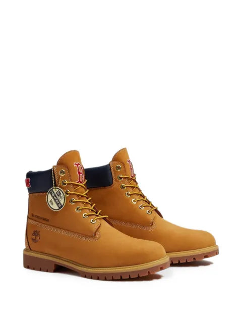 Timberland botas de montaña Red Sox impermeables de Timberland x New Era x MLB