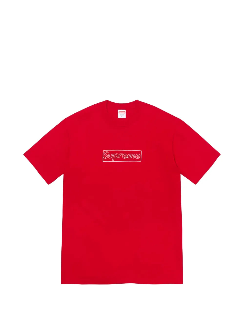Supreme KAWS Chalk Logo T-shirt - Rojo - imagen 1