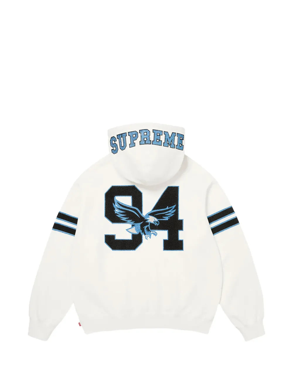 Supreme sudadera con capucha y logo - Blanco - imagen 2