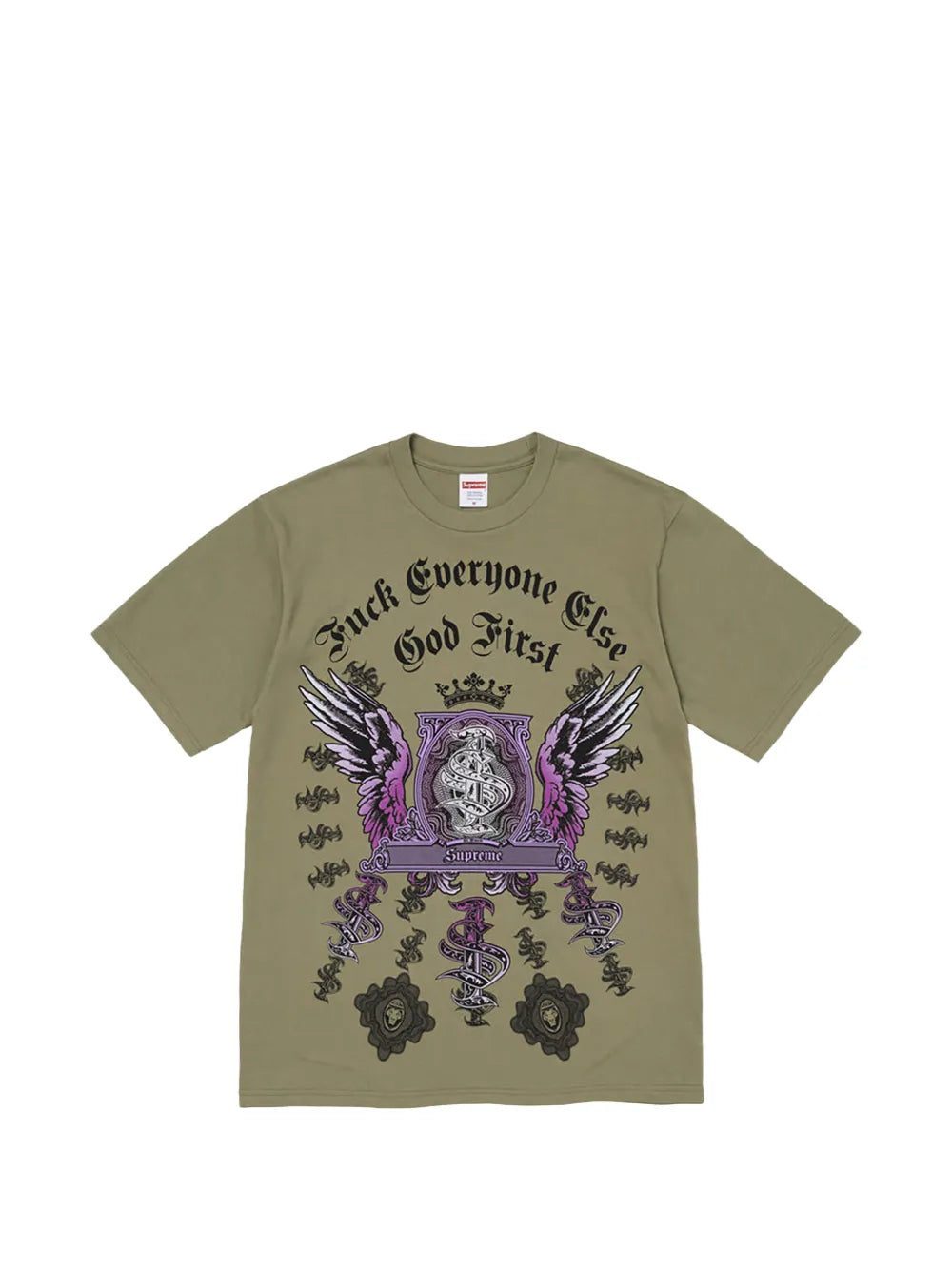 Supreme camiseta Money con motivo gráfico - Verde - imagen 1