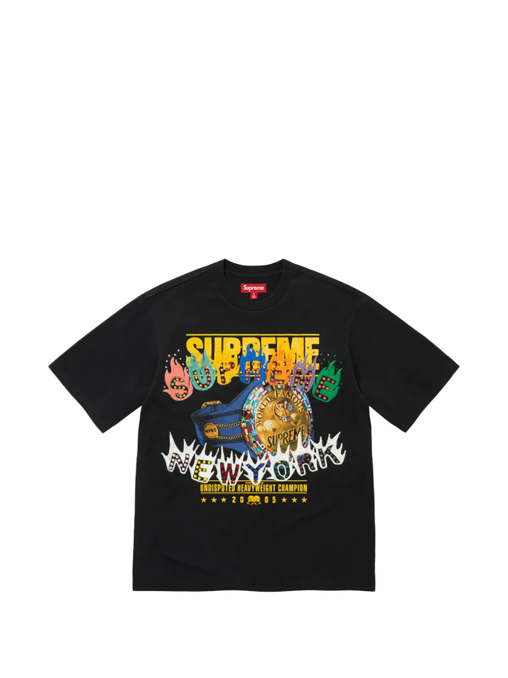 Supreme playera Undisputed - Negro - imagen 1