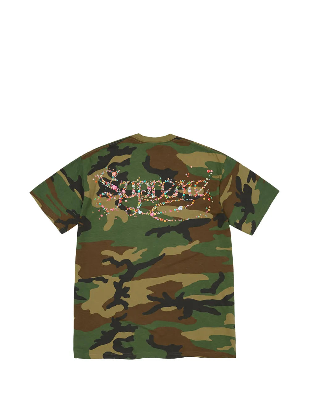 Supreme camiseta Gems con motivo militar - Verde - imagen 2