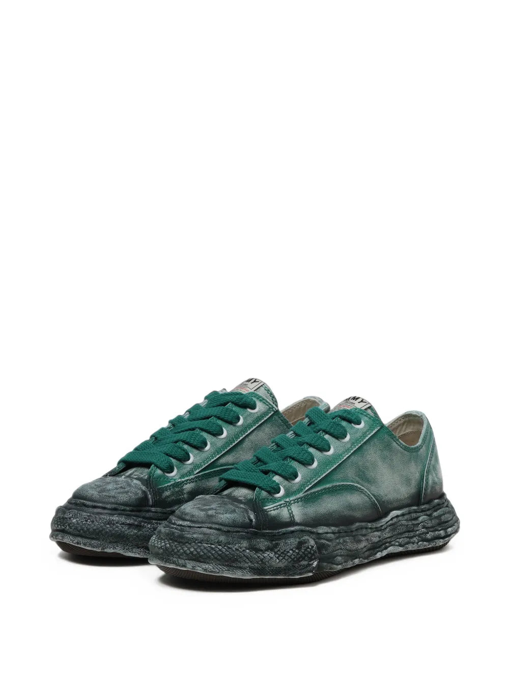 Maison MIHARA YASUHIRO zapatillas con efecto degradado - verde