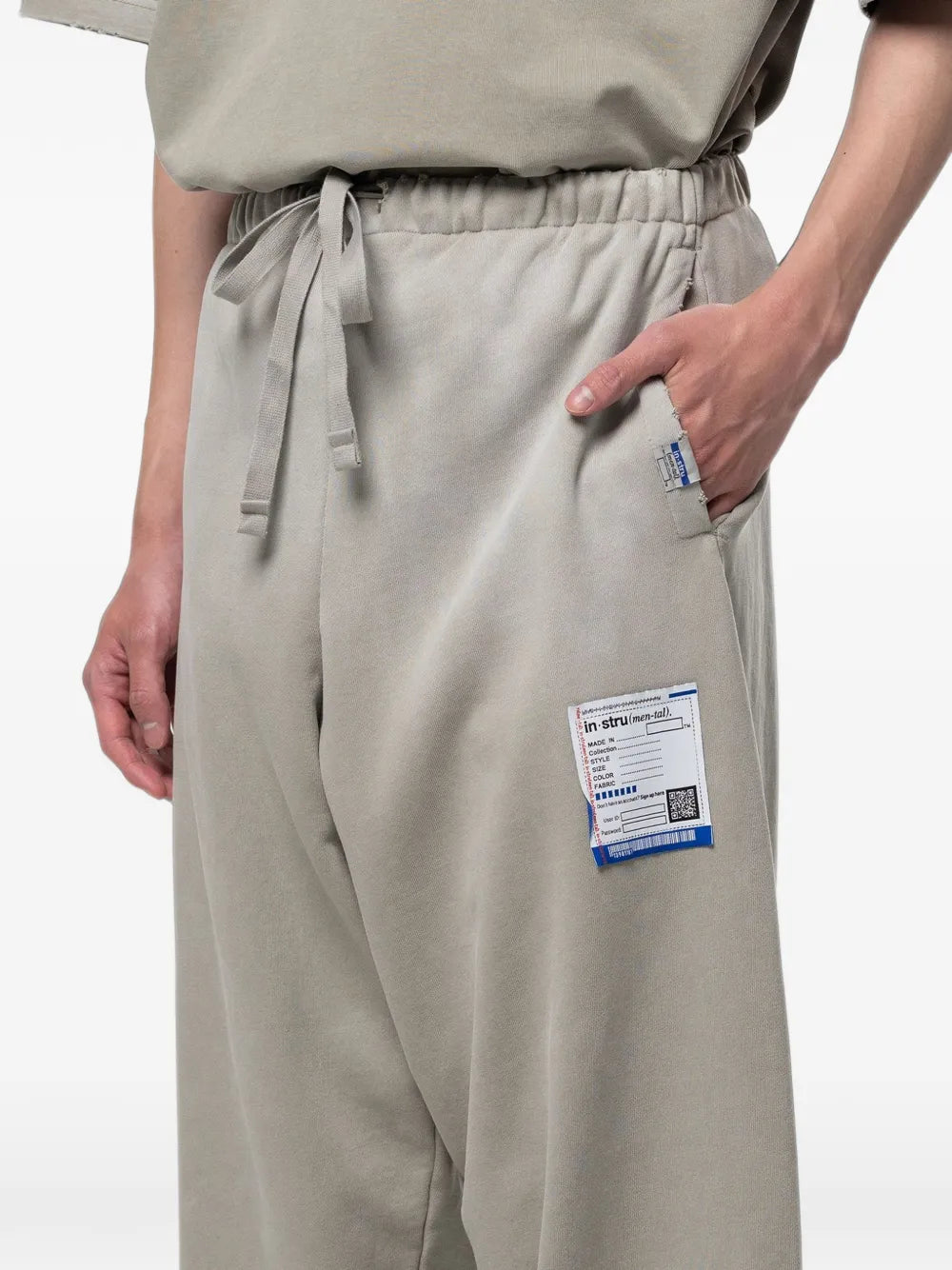Maison MIHARA YASUHIRO pants Sun Faded Like - neutro
