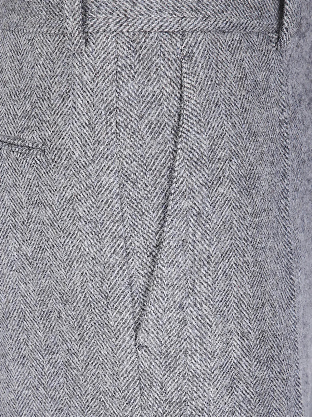 Maison Margiela pantalones con motivo pied de poule - Gris - imagen 3