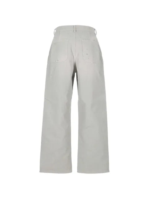 Maison Margiela pantalones anchos con salpicaduras de pintura estampadas - imagen 2