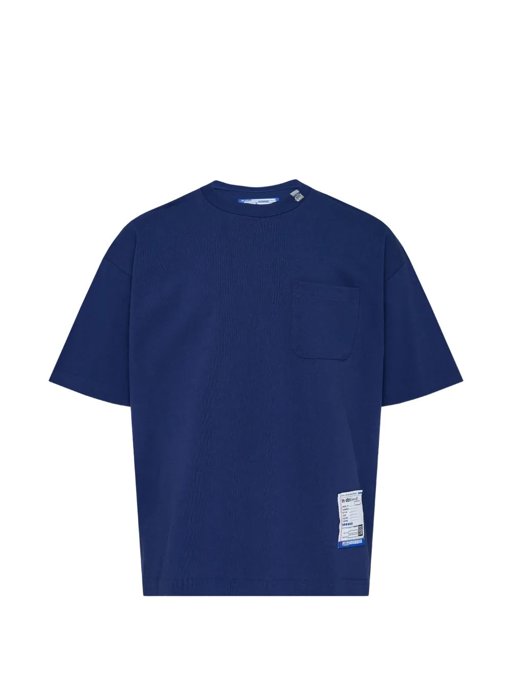 Maison MIHARA YASUHIRO camiseta con parche del logo - azul