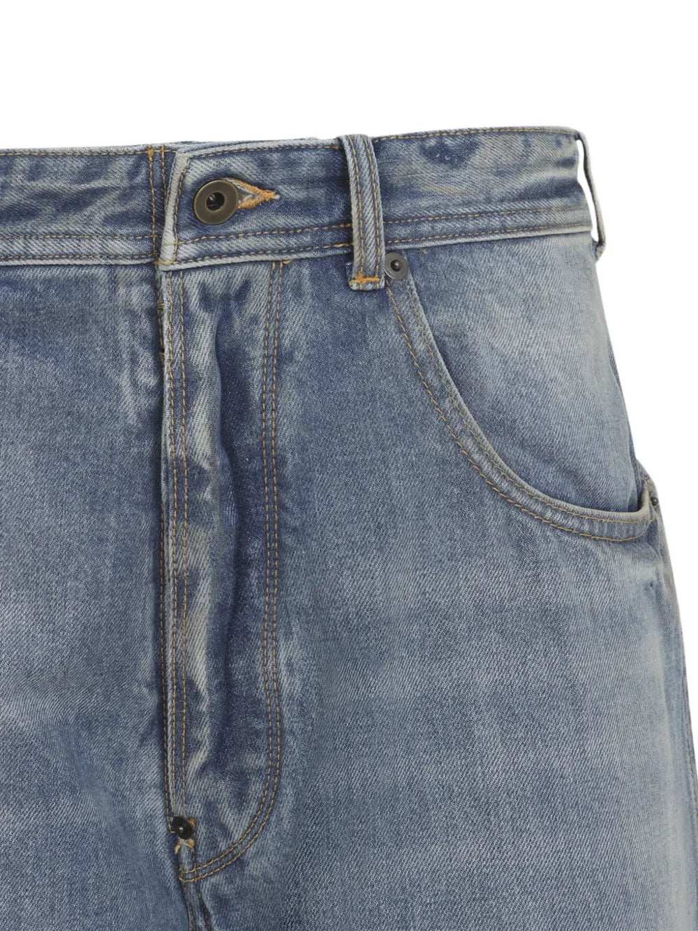 Maison Margiela vaqueros rectos estilo capri - Azul - imagen 3