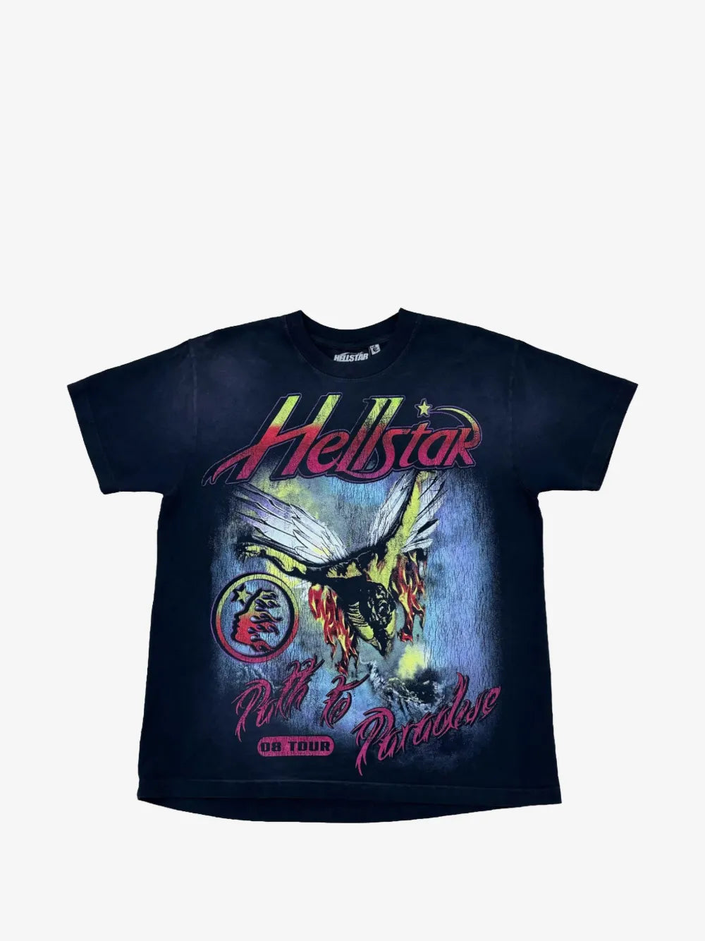 HELLSTAR playera Metal Angel negro