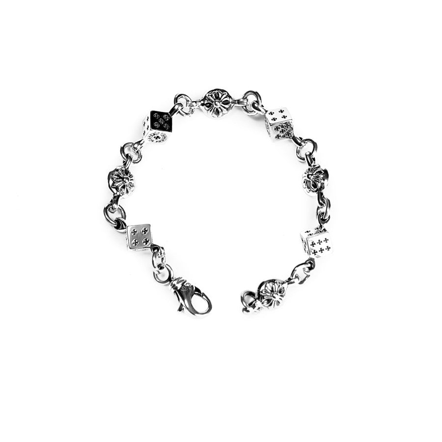 Chrome Hearts Pulsera de dados y bola cruzada CH