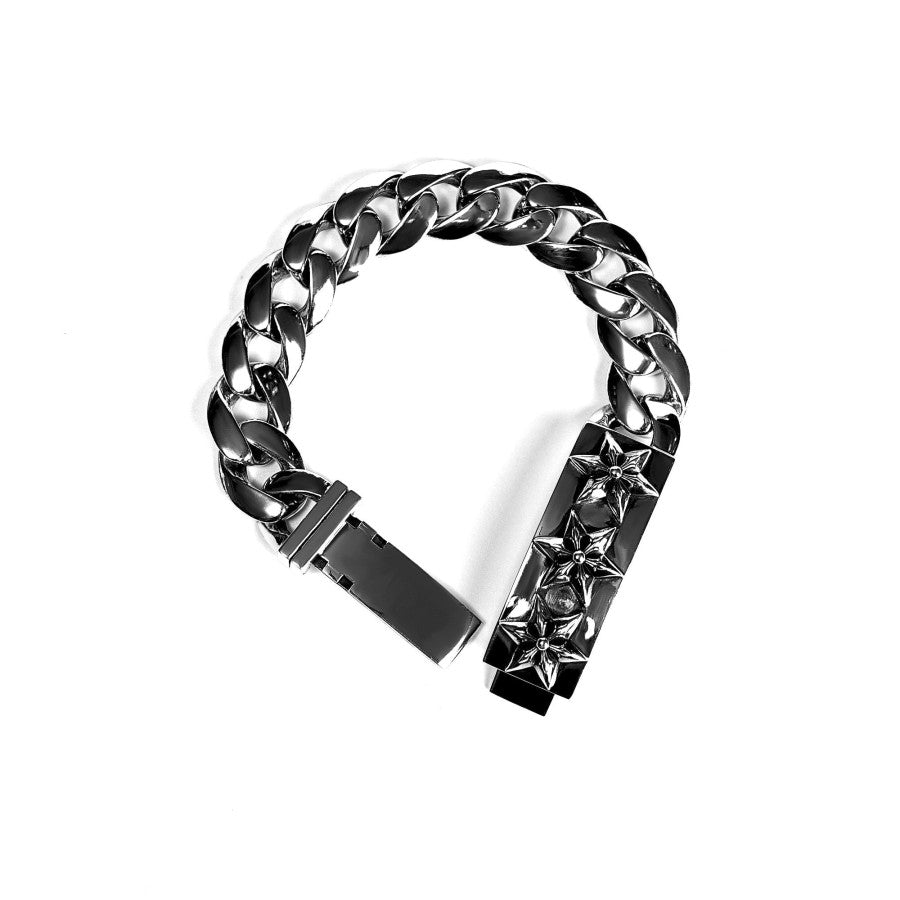 Chrome Hearts Pulsera de identificación de estrella de 6 lados