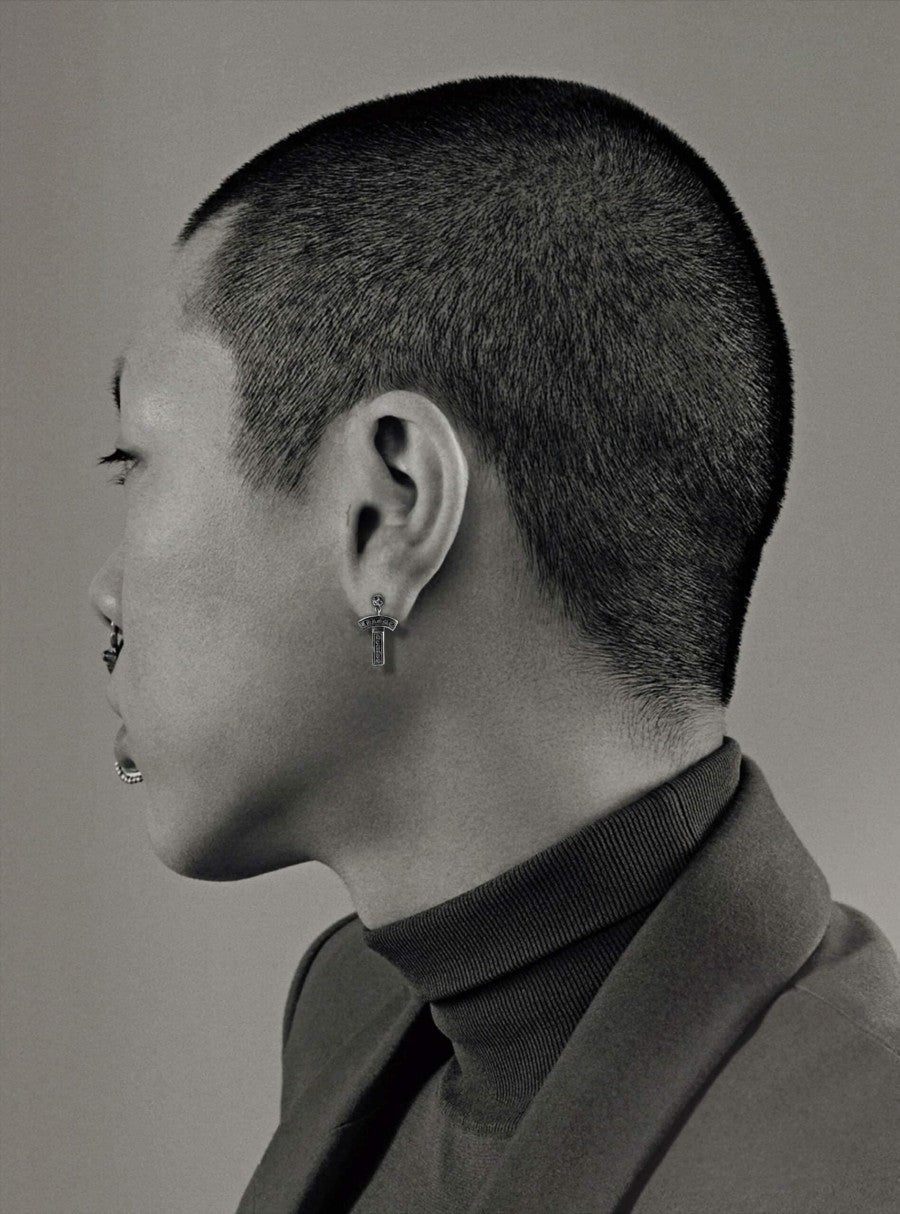Chrome Hearts Pendientes colgantes con el logotipo