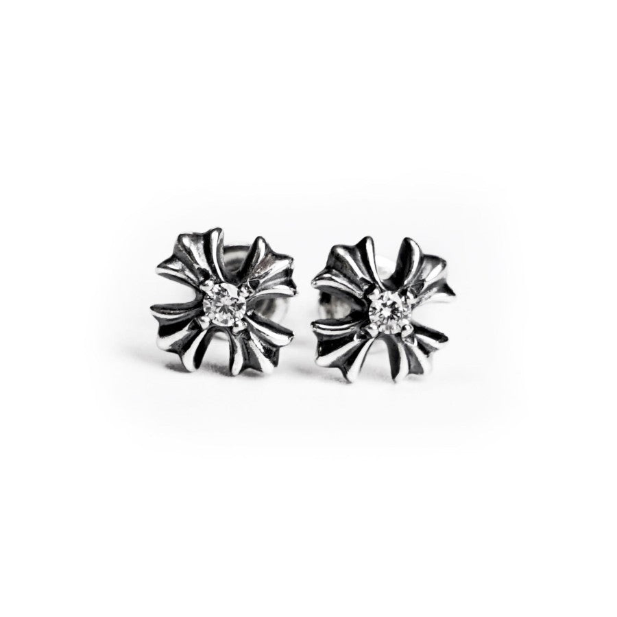 Chrome Hearts Pendientes de botón CH